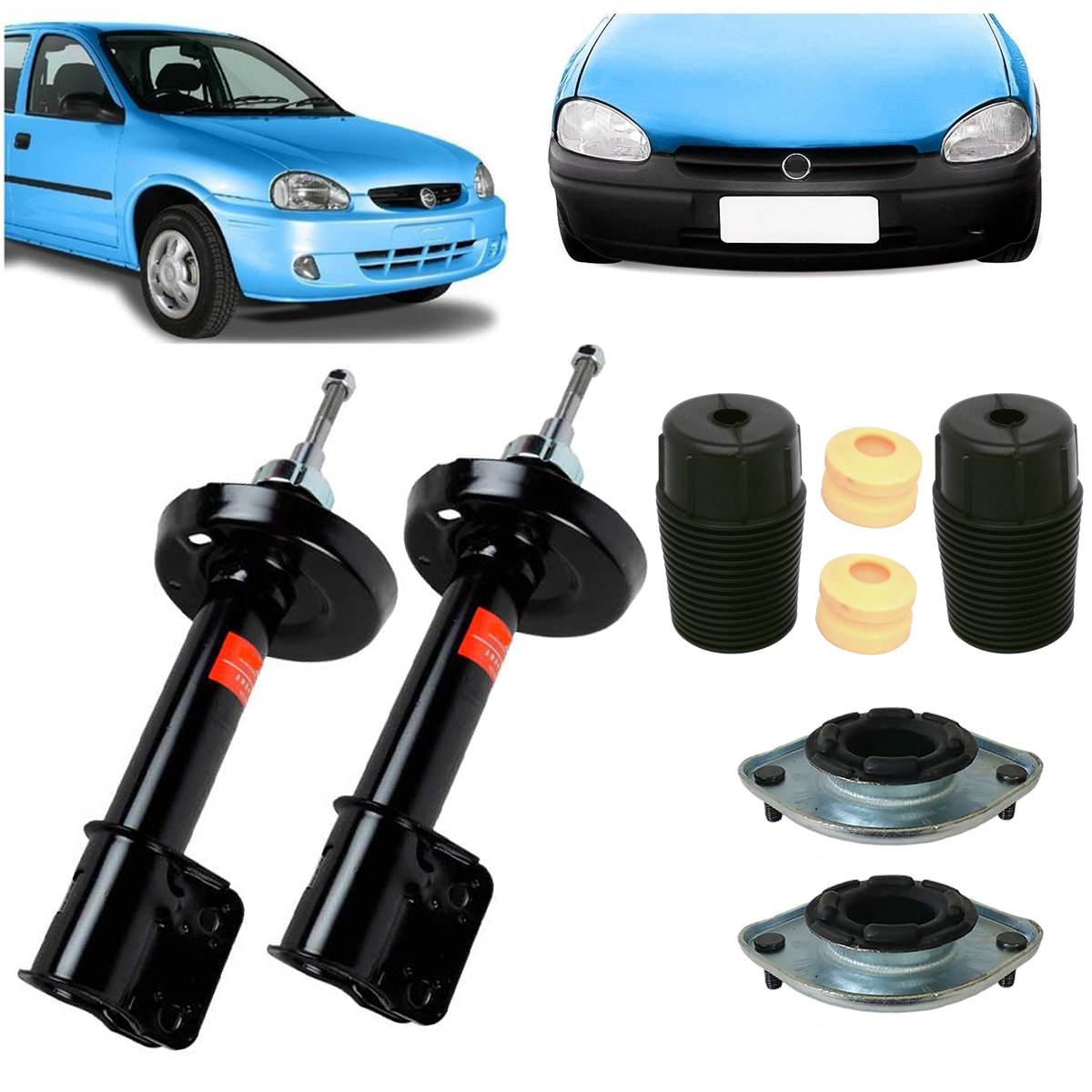 Kit Amortiguadores Delanteros Chevrolet Corsa 1993 2016