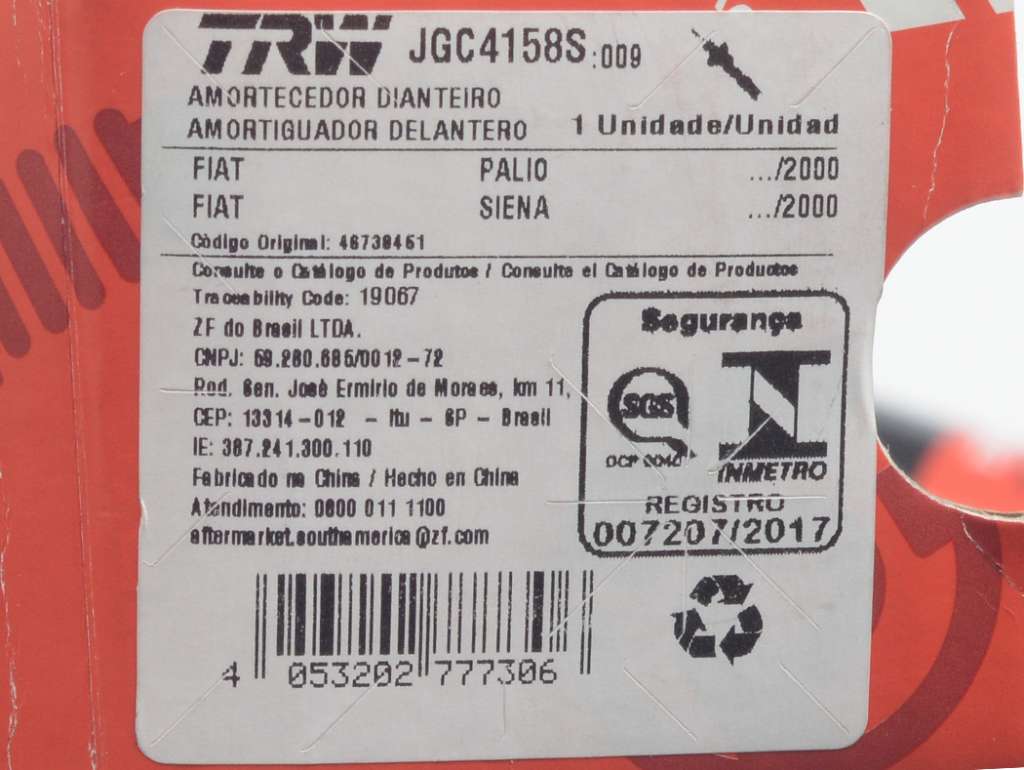 Amortiguador delantero