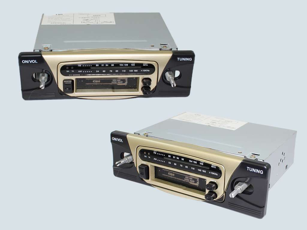 Radio reproductor de cassette manual