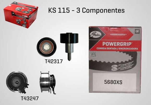 KIT DE DISTRIBUCION VW UP 1.0/GOL/FOX/SAVEIRO 1.6 16V