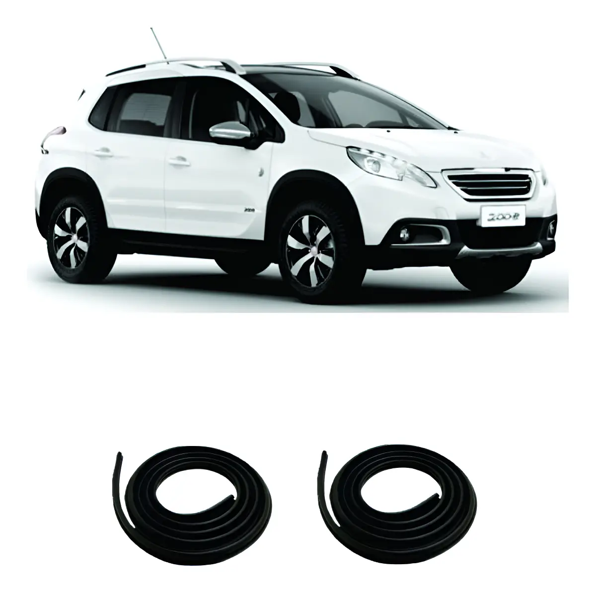 Par Gomas Puertas Peugeot 2008 2014 Hasta 2024