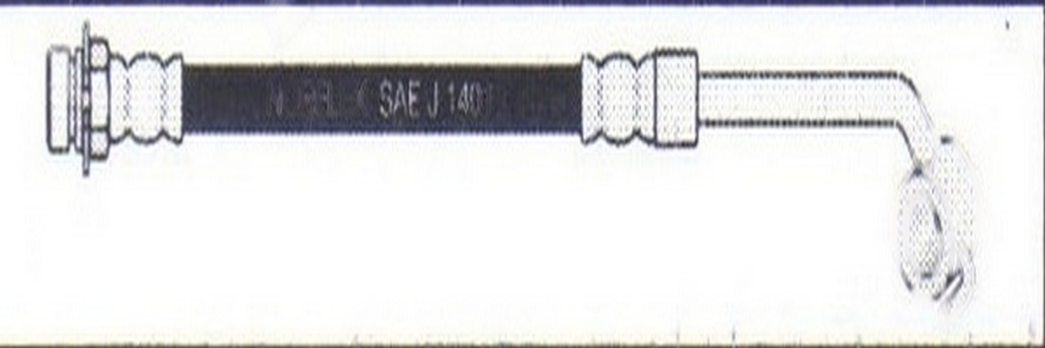 Flexible de freno delantero izquierdo