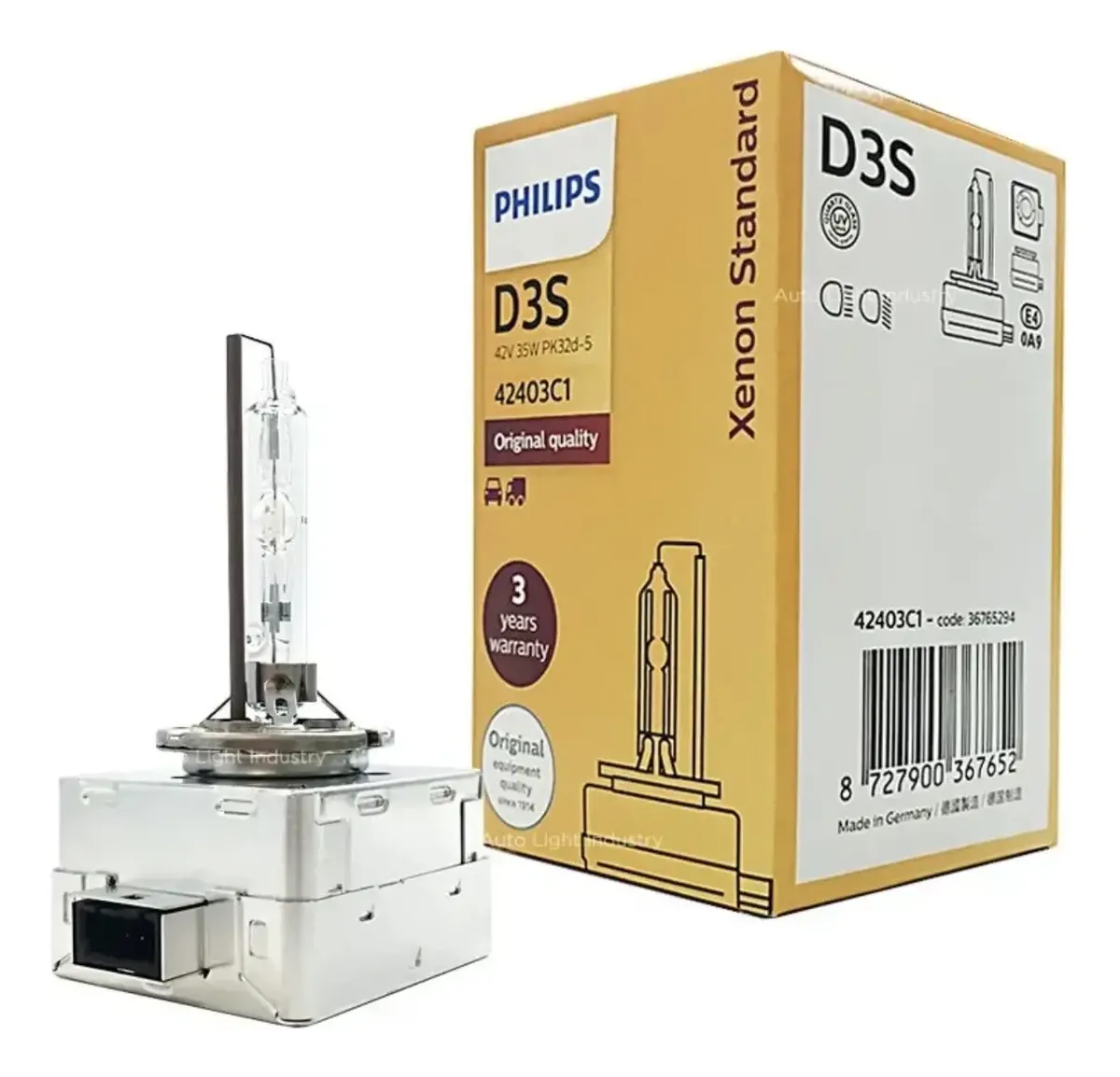 Lámpara Xenón Philips Xenstart D3S 4300K 35W – 9285304244