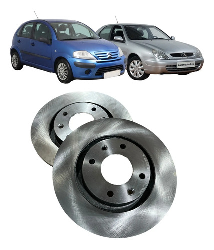 Juego Discos Freno Citroen Xsara C3 Berlingo M59 Ventilados