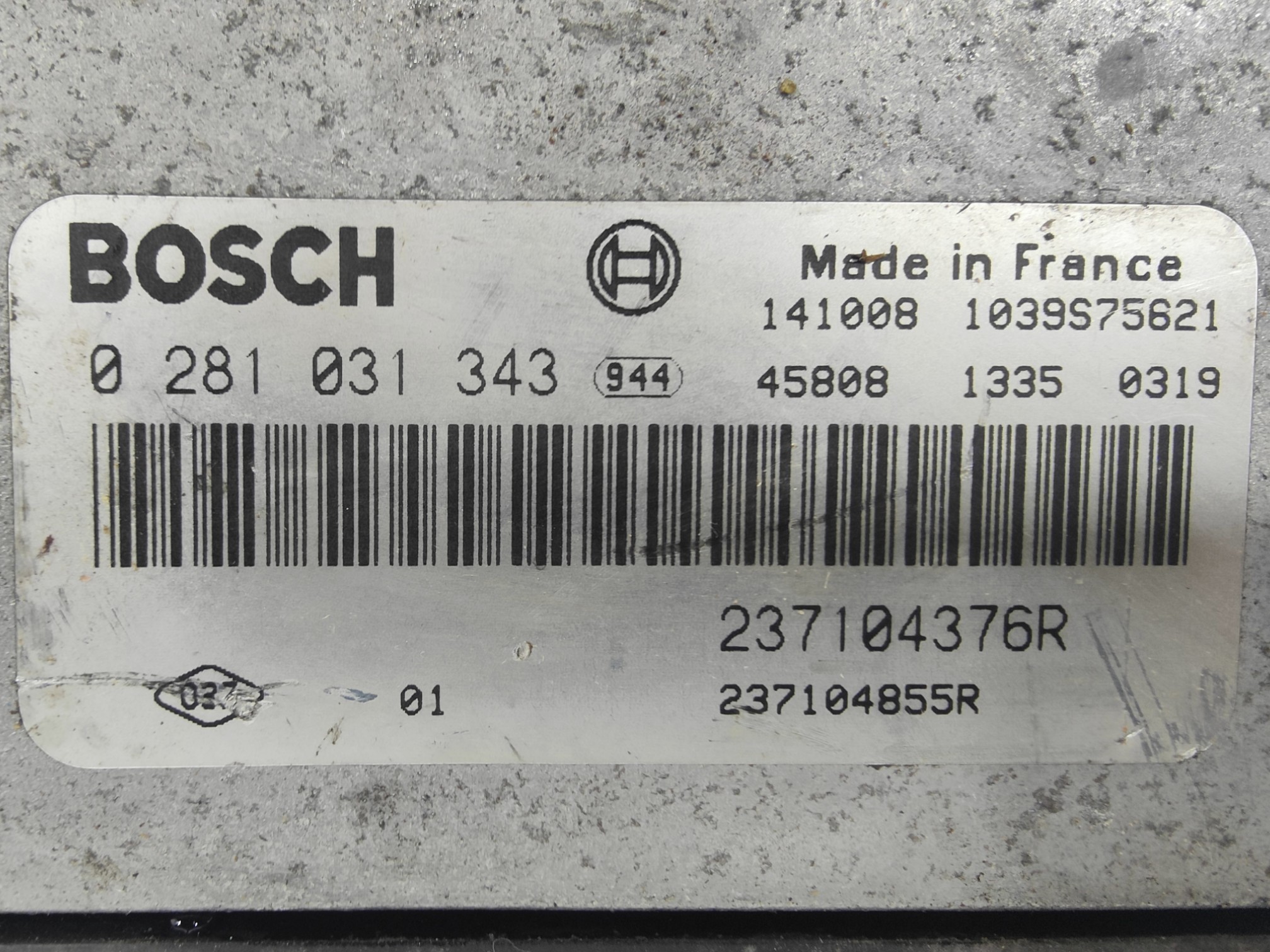 ECU de motor Renault Grand Scenic 1.6 dCi , Ref: 8112-K3B3