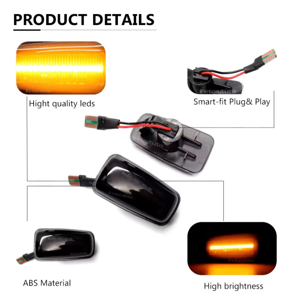 Señalero Citroen Peugeot Led Dinamico Juego