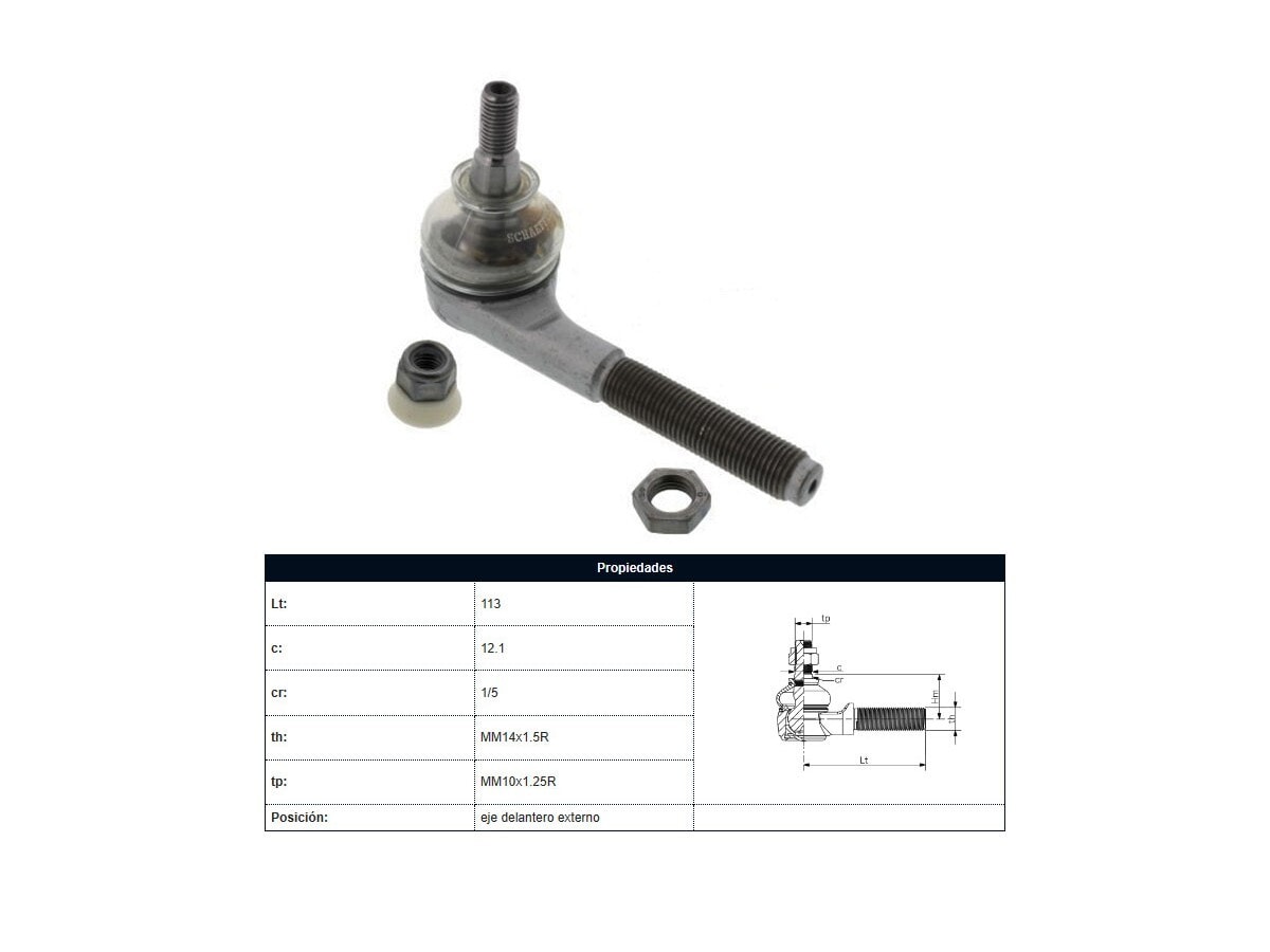 Puntero Citroen Ax/C4/Saxo, Peug 106/207/605/307/206 86-25 Izq