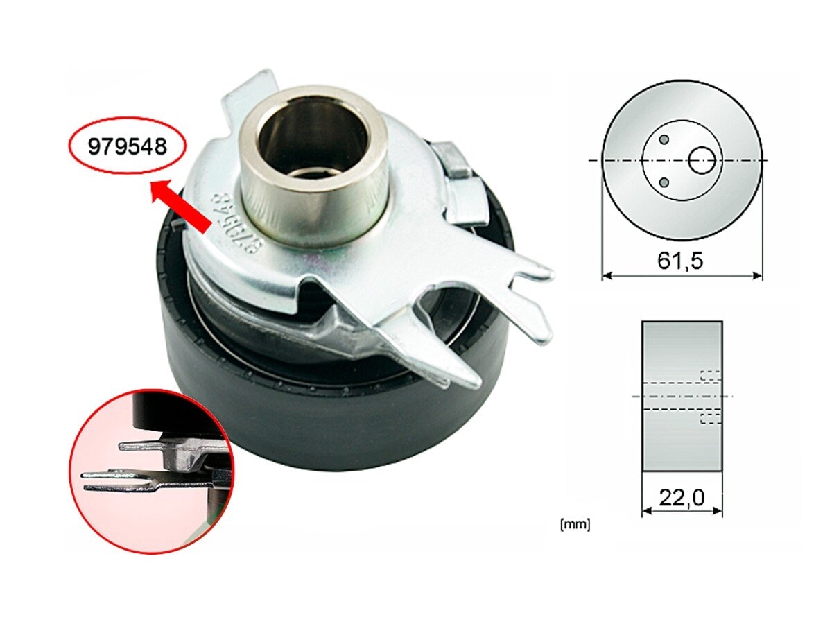 Tensor Correa Distribucion Seat Cordoba Volks Saveiro/Suran/Polo/Gol Vi Vii/Gol Iii/Gol V/Cross Fox/Fox/Golf/Gol Ii 95-25