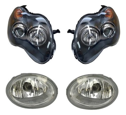 Kit Semiopticas Y Camineros Delanteras Para Byd F0