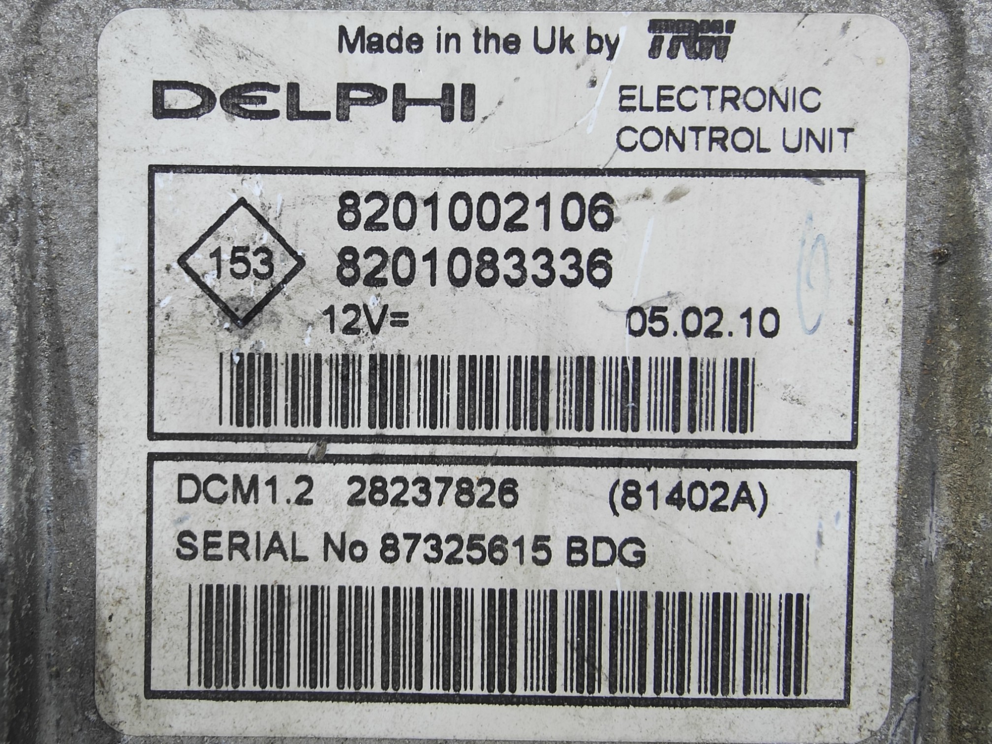 ECU de motor Renault SANDERO I 1.5 DCI 85HP , Ref: 8275-K3B11