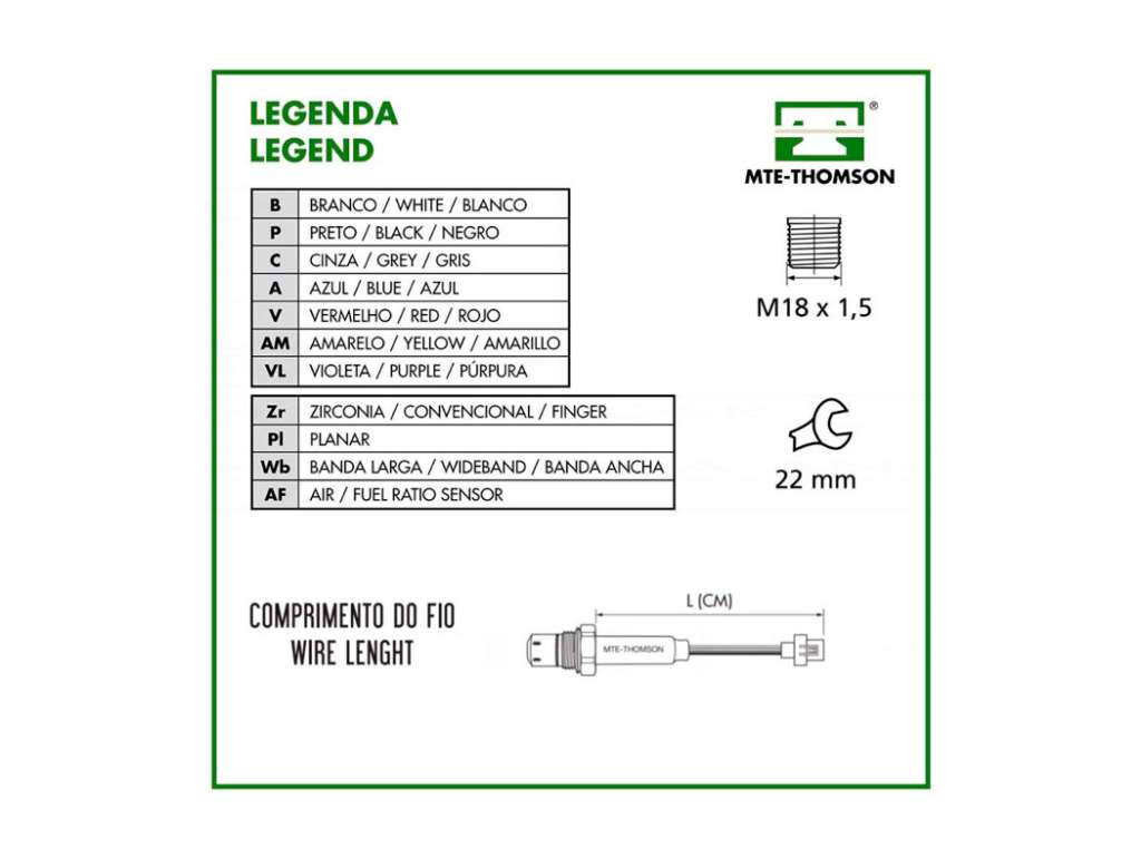 SONDA LAMBDA HY HB20 1.0 20/
