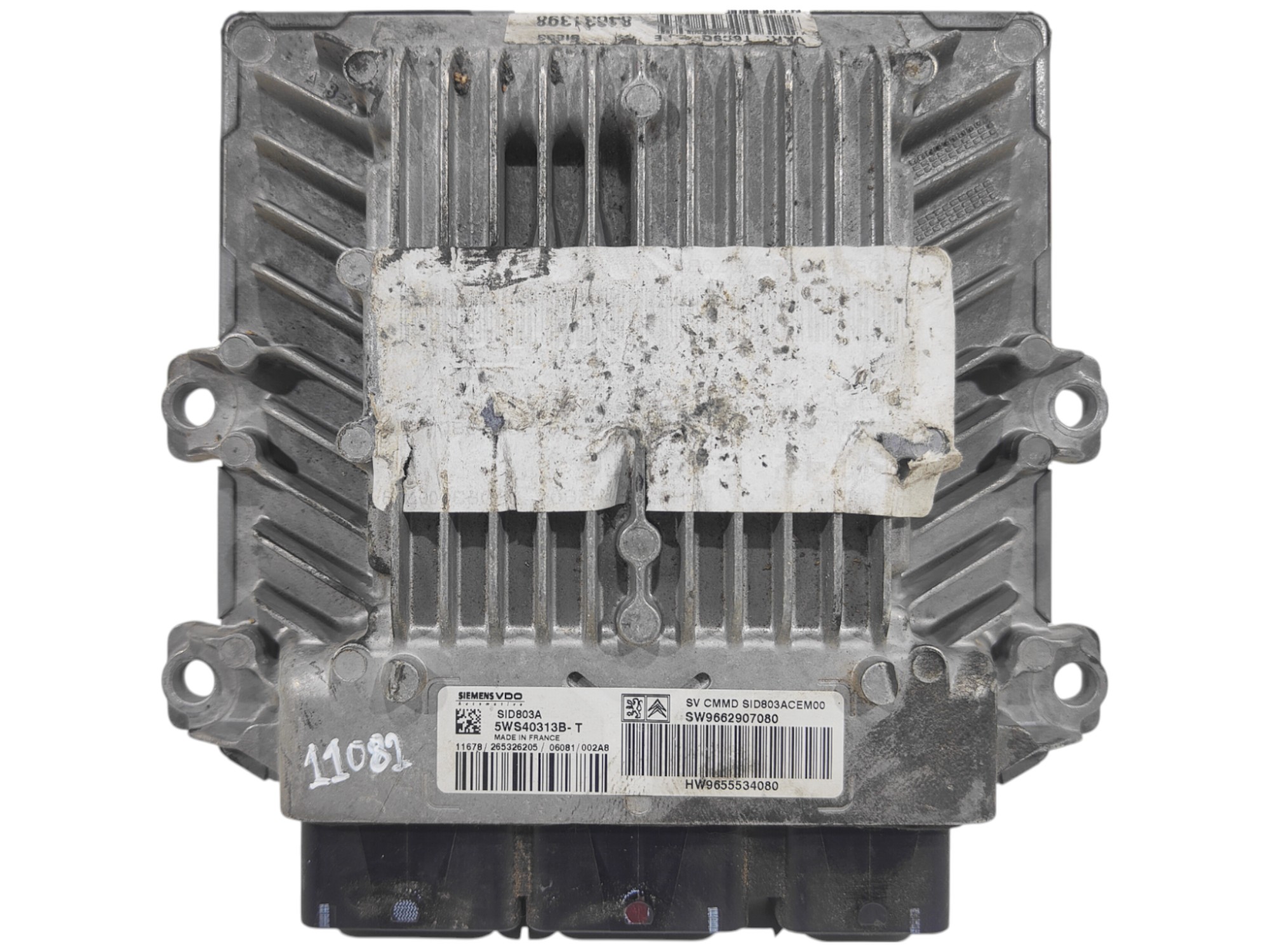ECU de motor Peugeot 407 2.0 HDI 136CV , Ref: 11082-K3C6