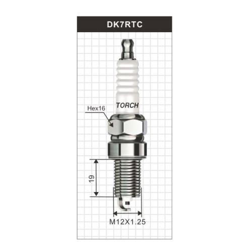 BUJIA TORCH EQUI. DCPR7E YR7DC FAW N5 SAIL SPARK GT PALIO 14/ UNO 16/ ALTO S.N300 12(1.25)X1 16 KR6A