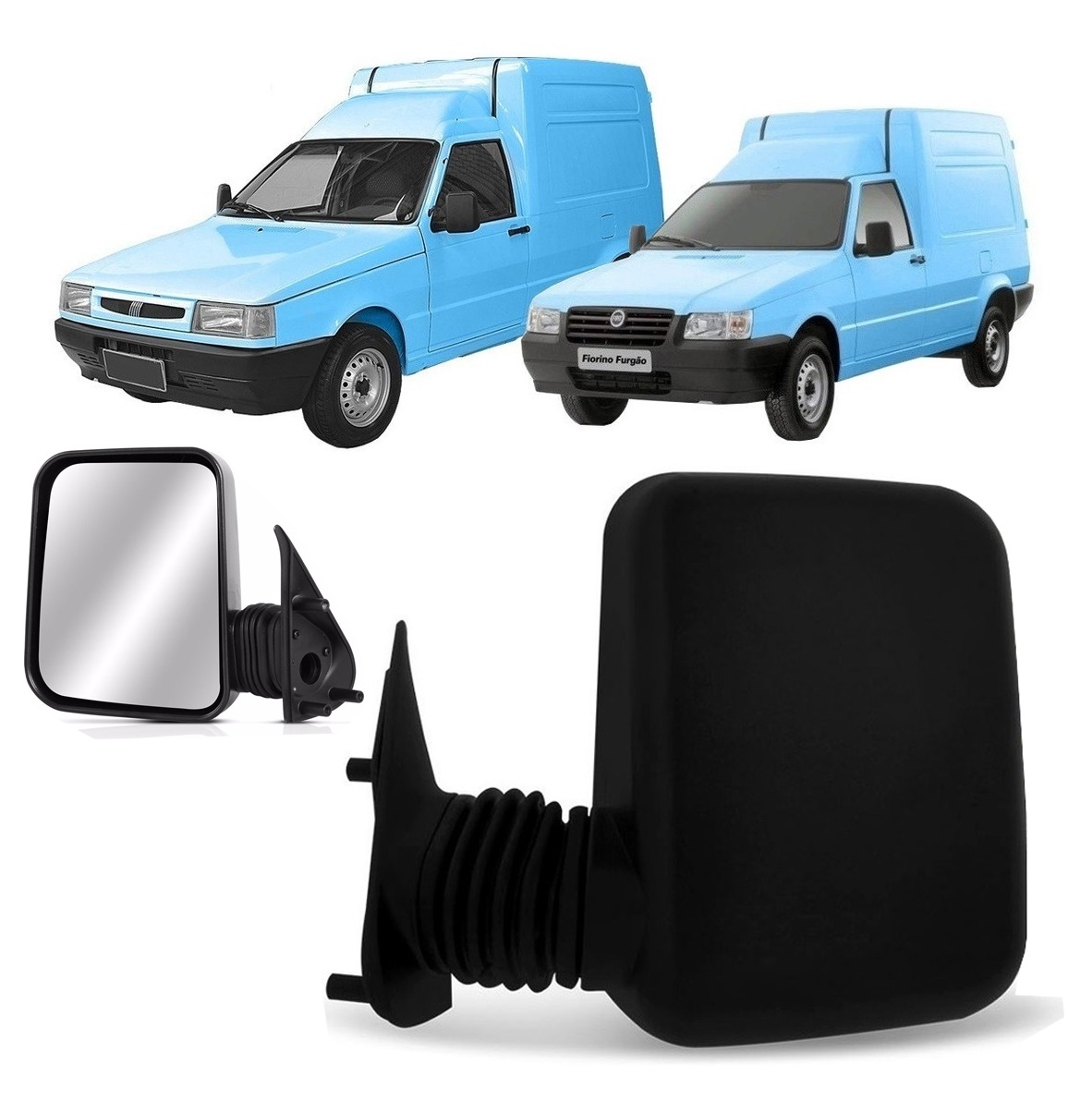 Espejo Izquierdo Fiat Fiorino 1998  2012 Sin Control