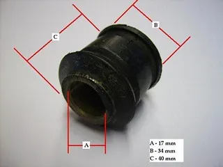 Buje de tensor trasero
