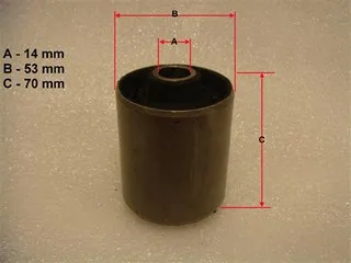 Buje de bastidor trasero inferior
