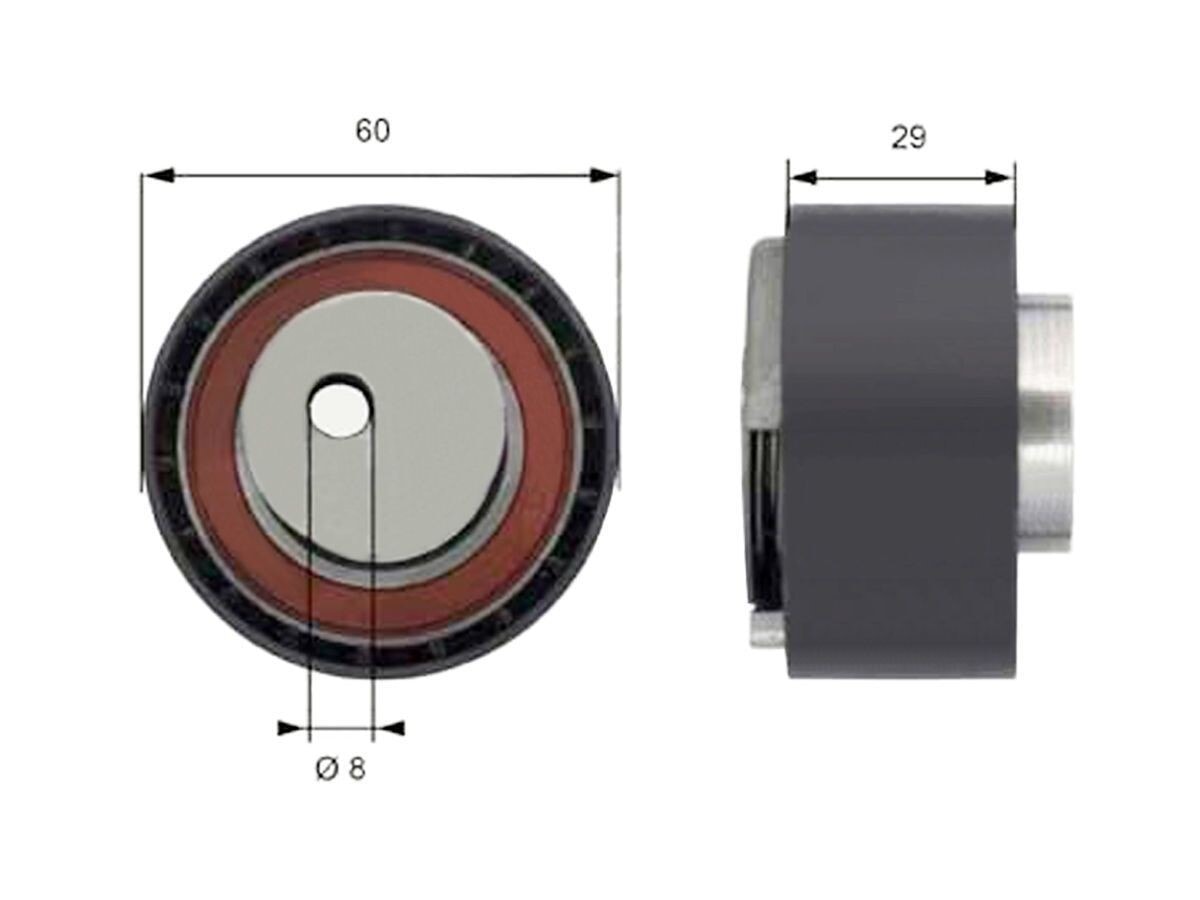 Tensor Correa Distr Alfa Romeo Guilietta Distintive/Mito Fiat Bravo 1.4 Tjet/Palio/Punto/500/500L/Siena/Uno Duna Elba Premio T