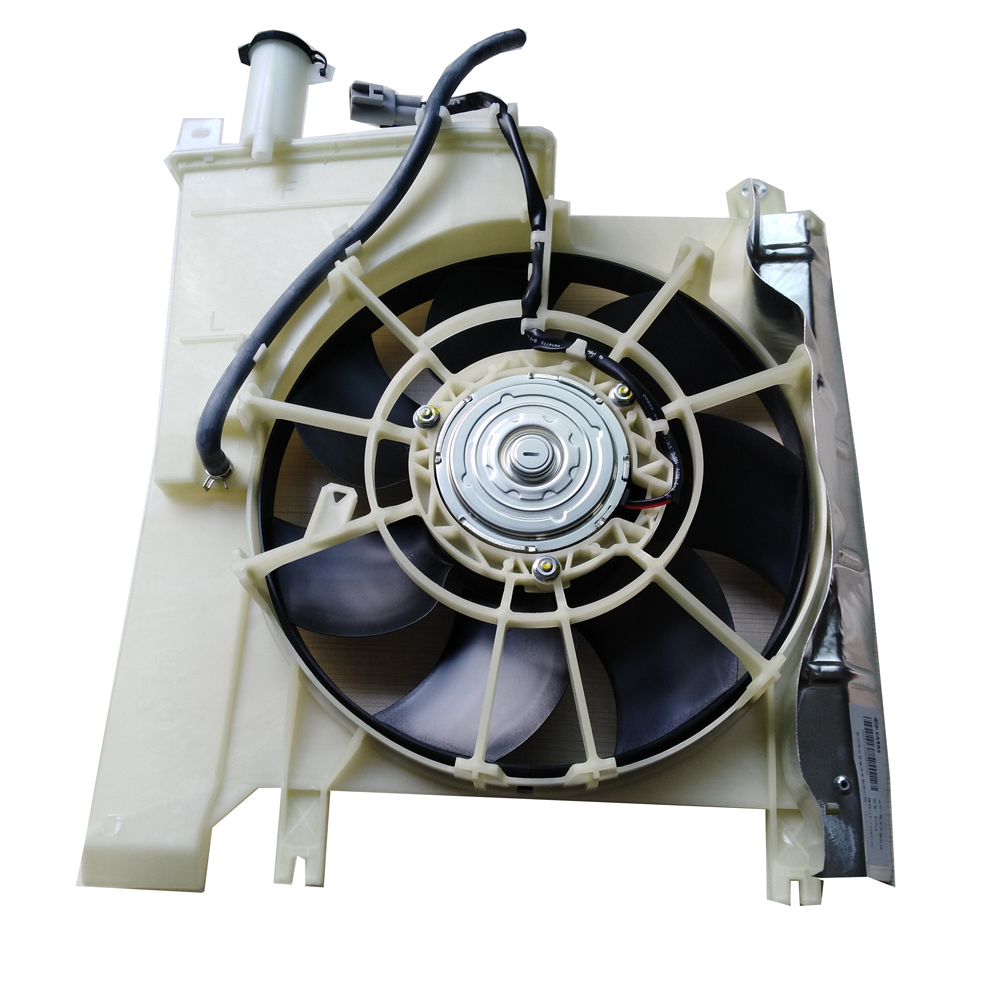 Electroventilador con encauzador y depósito de agua