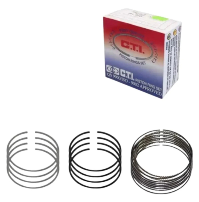 Jg. Anillos para 6 cilindros. Hyundai 2.7 24v. V-6 G6ba C/2,5 mm +estándar
