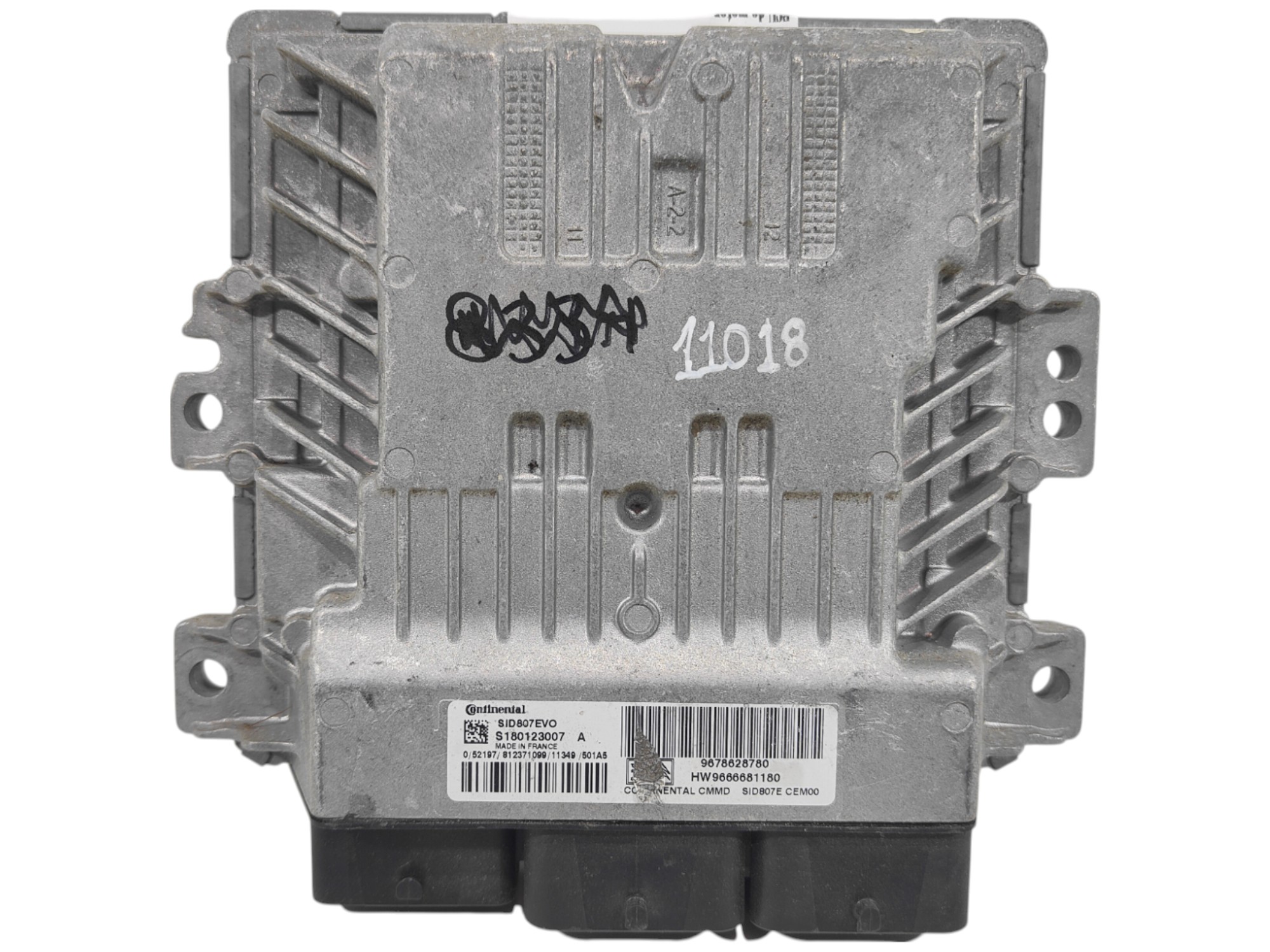 ECU de motor Peugeot 308 1.6 HDI , Ref: 11018-K3C11