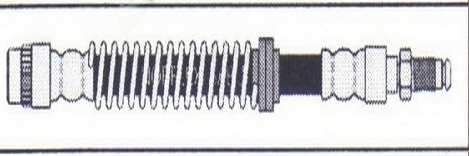 Manguera de freno flexible trasera