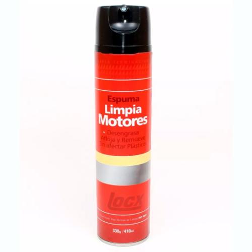 ESPUMA LIMPIA MOTORES LOCX 410ML DESENGRASA AFLOJA Y REMUEVE SIN AFECTAR PLASTICOS 92474