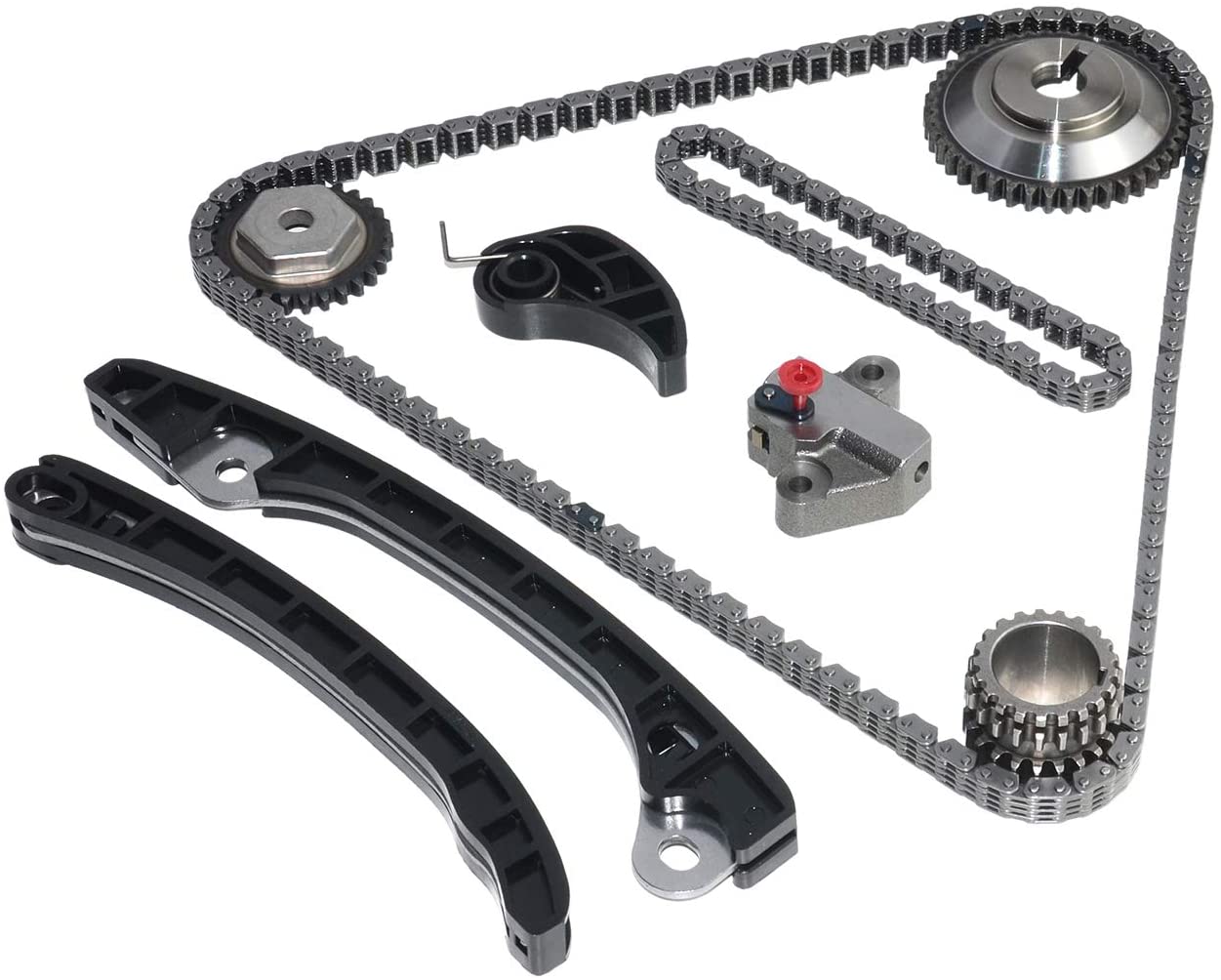 KIT DISTRIBUCION RENAULT CLIO IV/CAPTUR 0.9/1.2 TCE CON PATINES-CADENA-TENSOR-TORNILLOS [ORIGINAL RENAULT]
