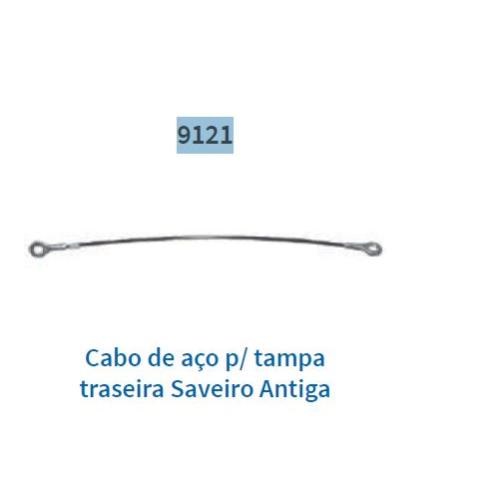 CABLE PORTON TRAS. VW SAVEIRO 82...97 557MM IKS 1801 - TUBA 5310 - PONTEIRAS PR9121 - EXPOYER 30882