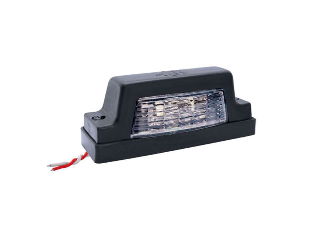 Faro de Matrícula Universal Adaptable 2 LED 12/24 Voltios