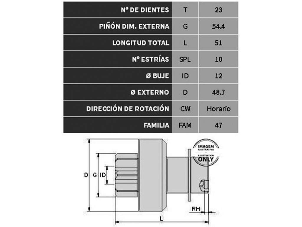 BENDIX LUCAS FO ESCORT 1.8/FIESTA =975