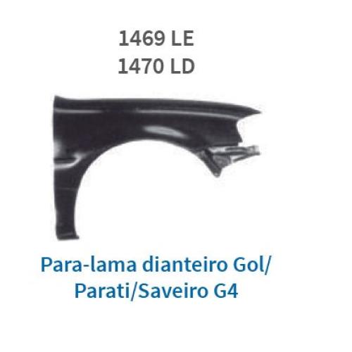 GUARDABARRO VW. GOL 2006...2009 G4 DEL. DER. NO ORIGINAL CENTAURO 99436-PR1470-VW031016OR00
