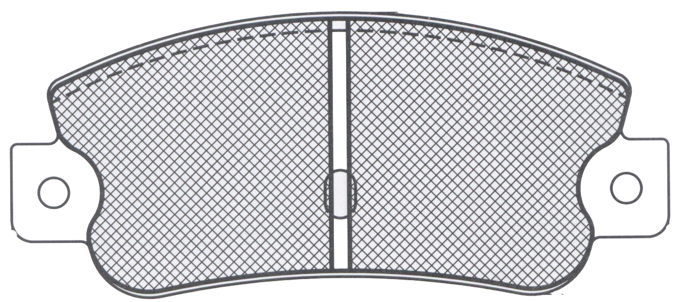 Juego de pastillas de freno traseras