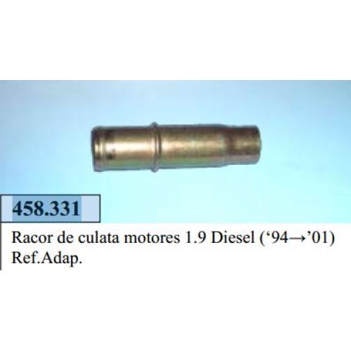 CAÑO CHAPA AGUA PEUGEOT 1.9D 205 206 306 405 406 RECTO BOXER PARTNER CX955170-93010296-024542