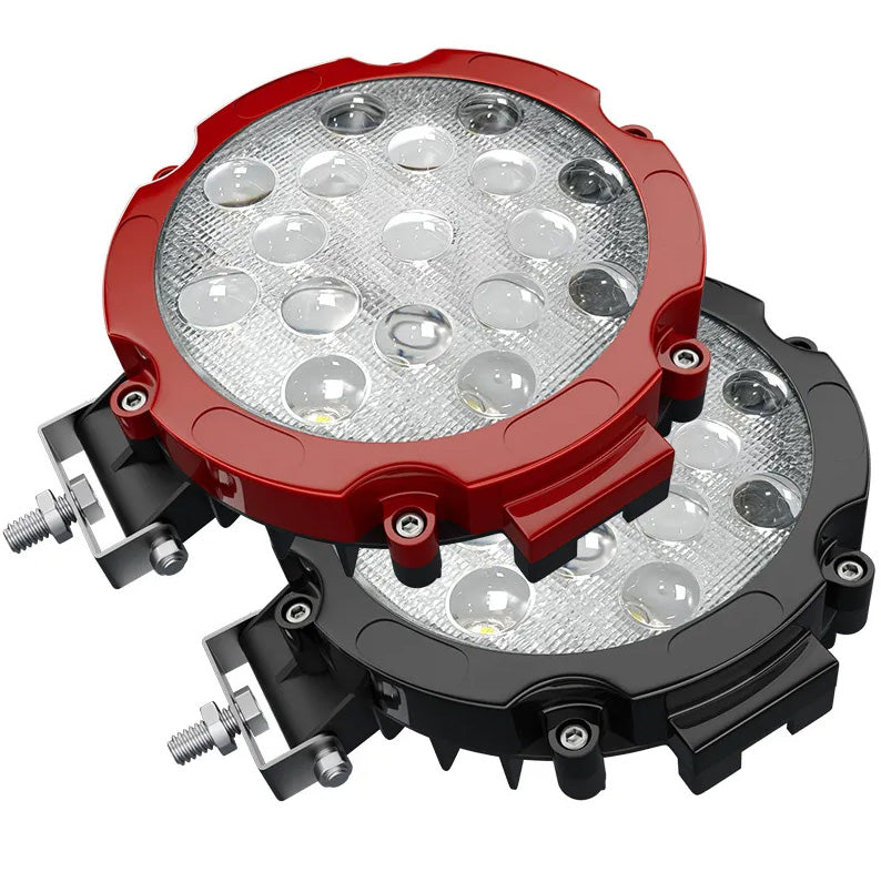 Faro Caminero Redondo 17 Led 51 W con Lupa