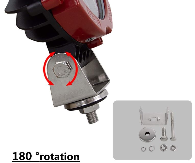 Faro Caminero Redondo 17 Led 51 W con Lupa
