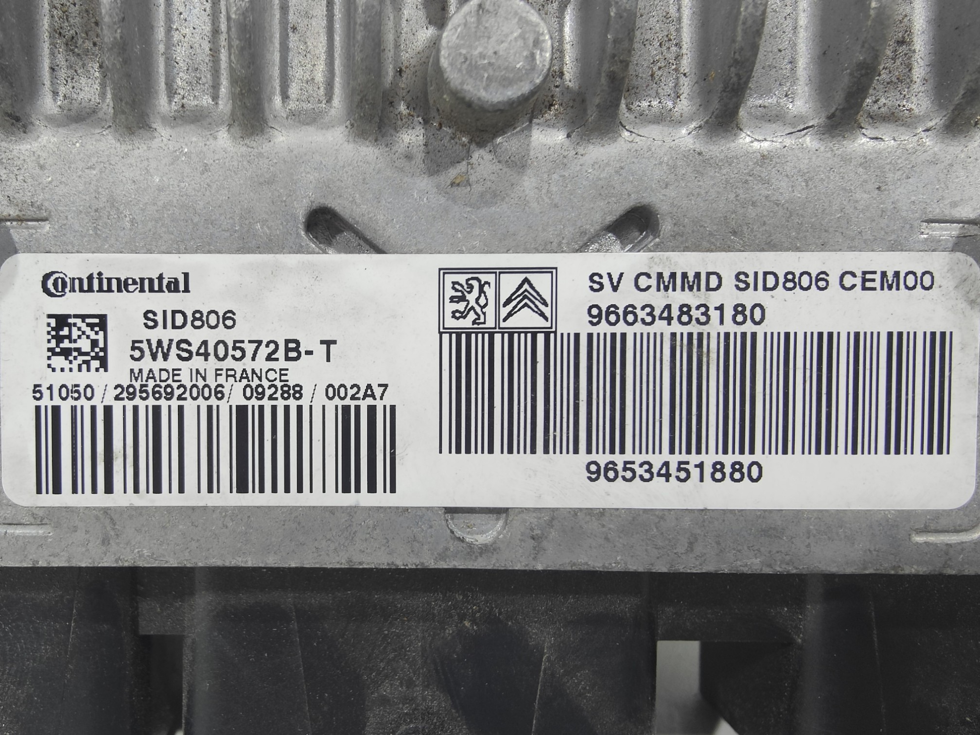 ECU de motor Citroen C3 1.4 HDI , Ref: 11027-K3C11