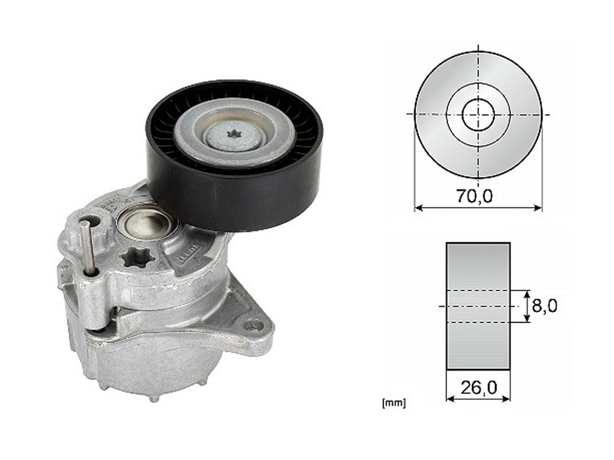 Tensor De La Correa Mercedes Benz Sprinter 313Cdi 413 Cdi Doble Rueda Trasera/Sprinter 313Cdi 413 Cdi Rueda Sencilla Trasera 04