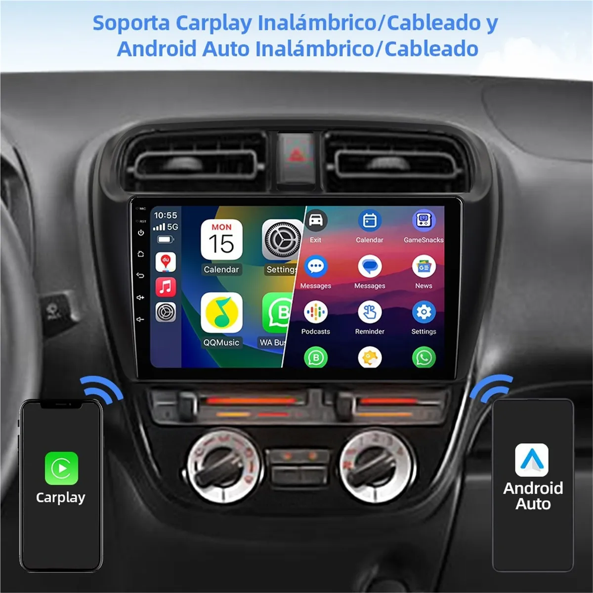 Estéreo 4+64g Para Mitsubishi Mirage 2015-24