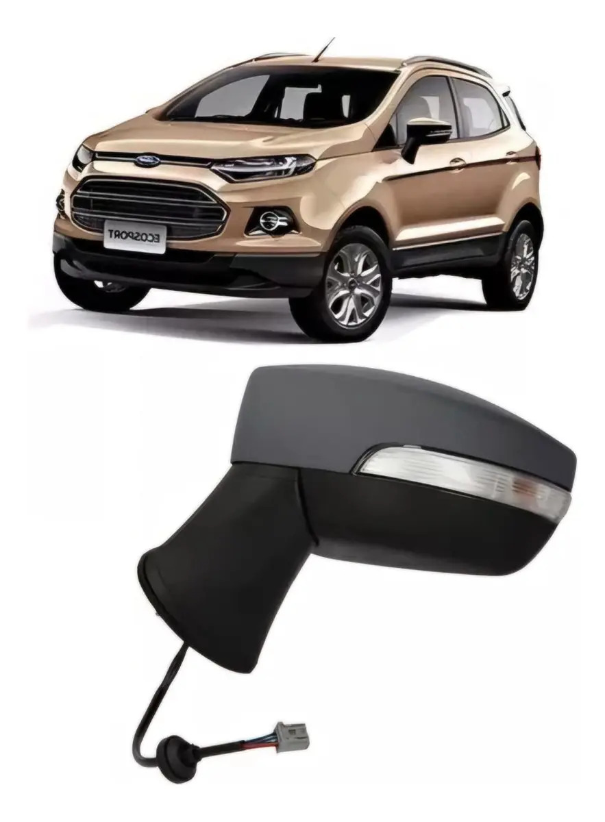 Espejo Izquierdo Electrico C/señalero Ford Ecosport 2013-17