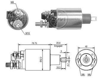 SOLENOIDE LUCAS MWM/IVECO