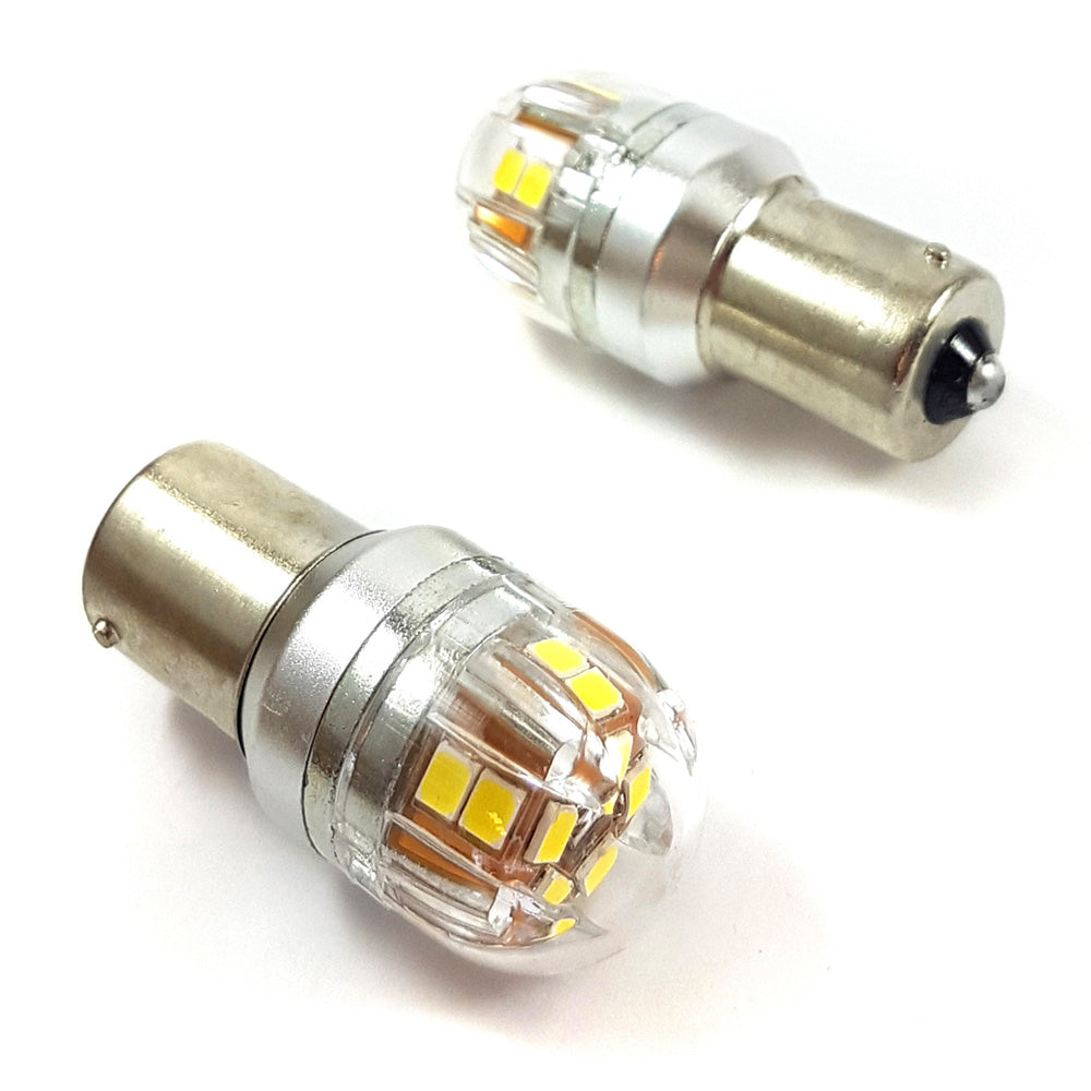 Lámpara LED S25 BA15S 1 polo 15 diodos Canbus 12V/24V