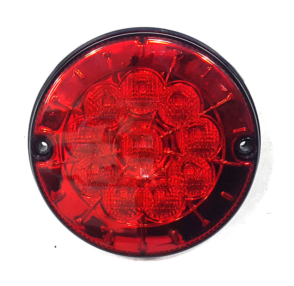 Faro trasero LED 125mm rojo