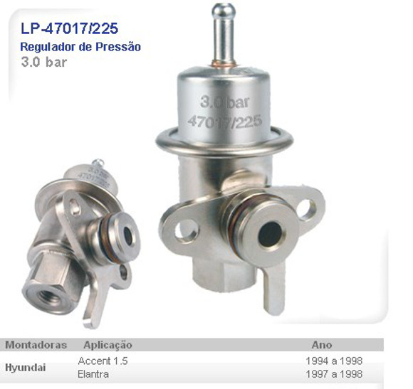 REGULADOR DE PRESION 3.0BAR HYUNDAI ACCENT 1.5 1994-1998