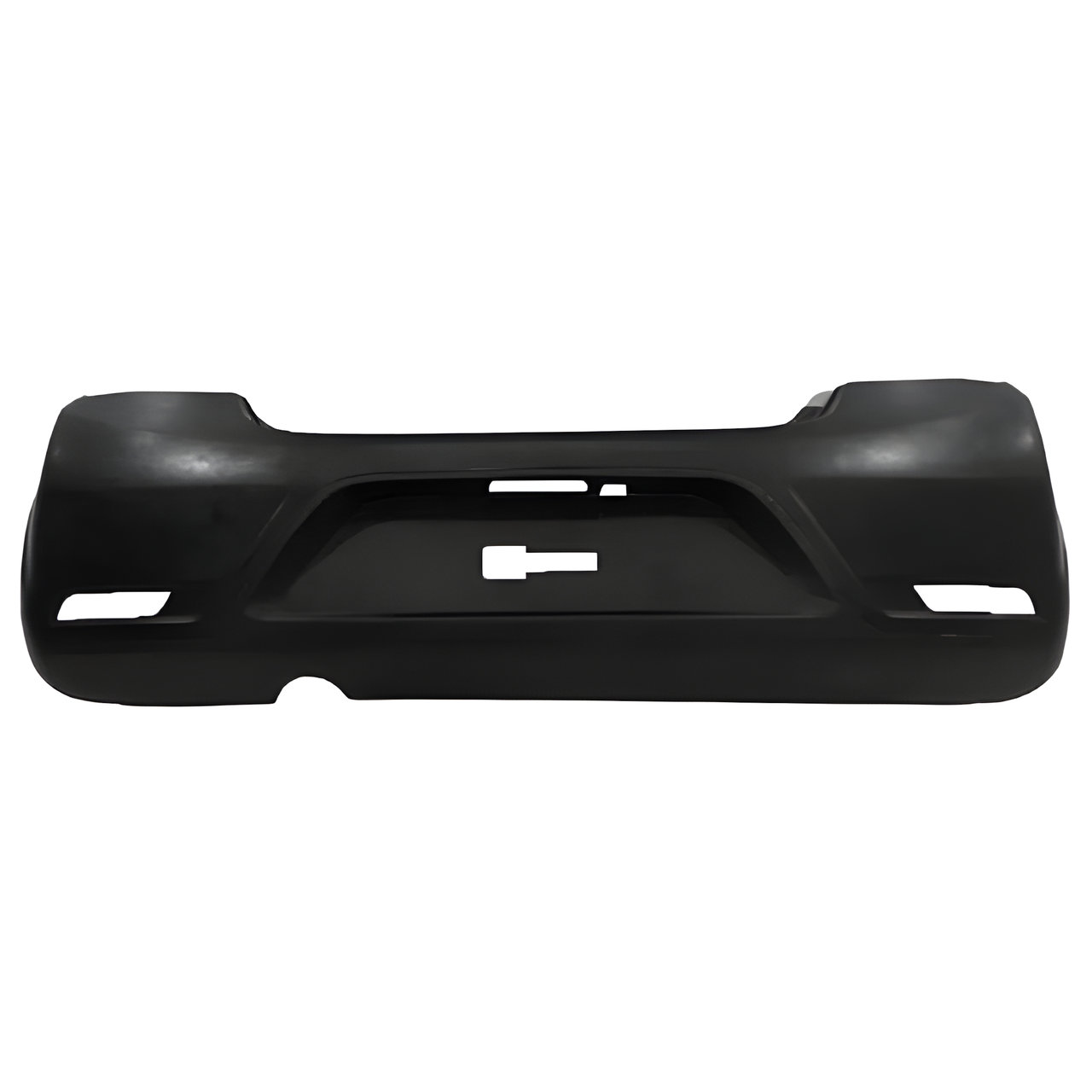 PARAGOLPE TRAS. NEGRO LISO S/AGUJ. SENSOR C/AGUJ. OJO DE GATO