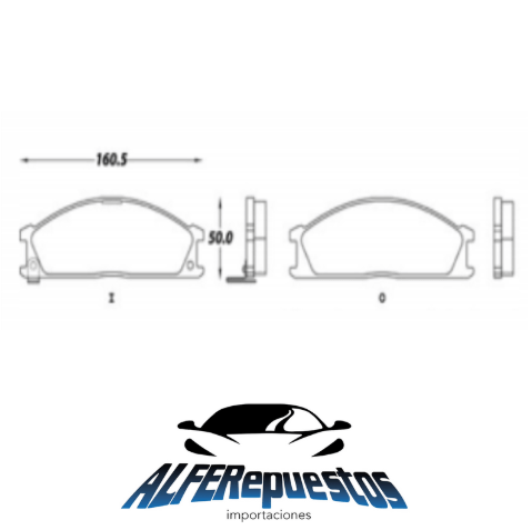 -PASTILLAS DE FRENO CHEVROLET S10 VARGA
