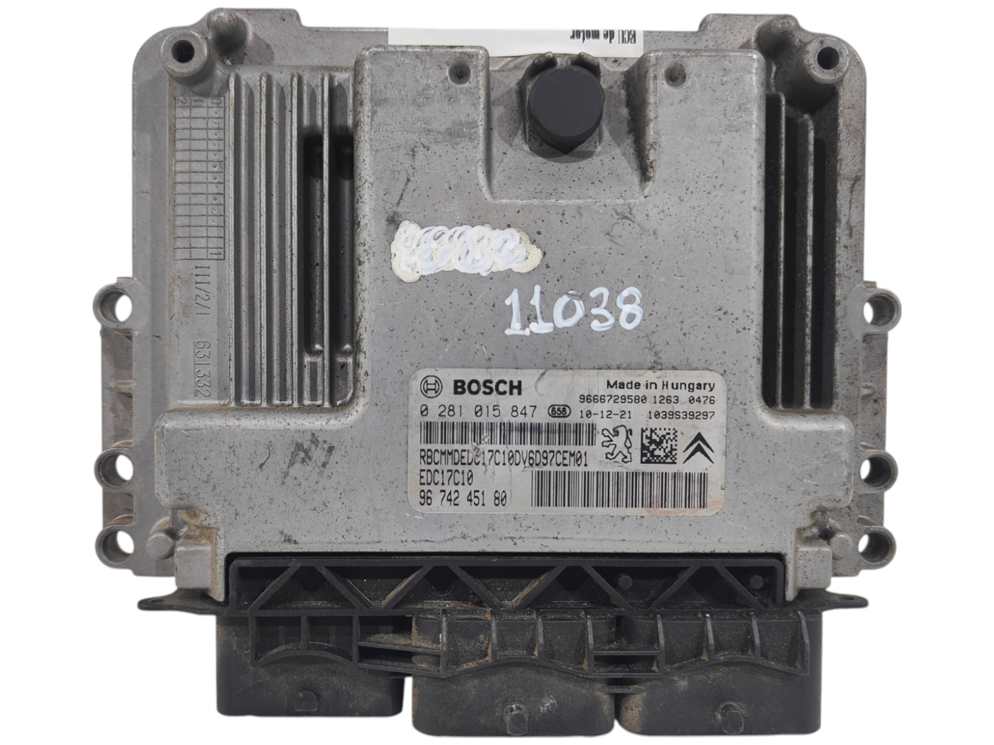 ECU de motor Peugeot 308 SW 1.6 HDI 2010, Ref: 11038-K3C10