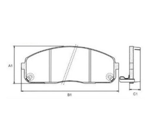 PASTILLAS DE FRENO HYUNDAI H1 08/ HR 2.5 AKEBONO