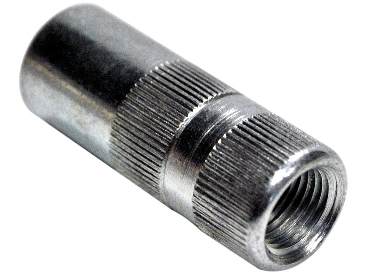 PUNTERO ENGRASE RECTO 3 garras diam.13.7mm Rosca 1/8"