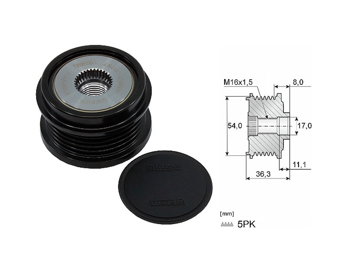 Polea Alternador Marcha Libre Chev Cruze Ii Ltz/S10 12-25
