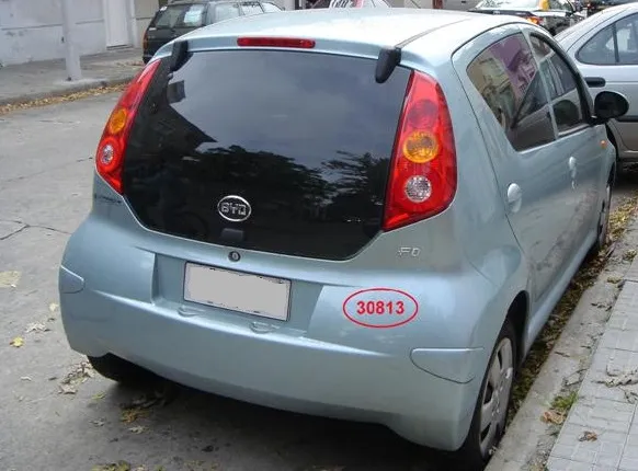 Paragolpe trasero